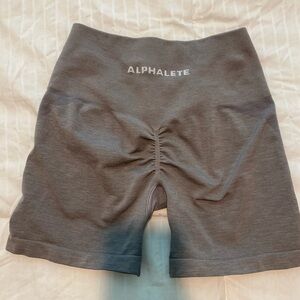 Alphalete amplify grey shorts